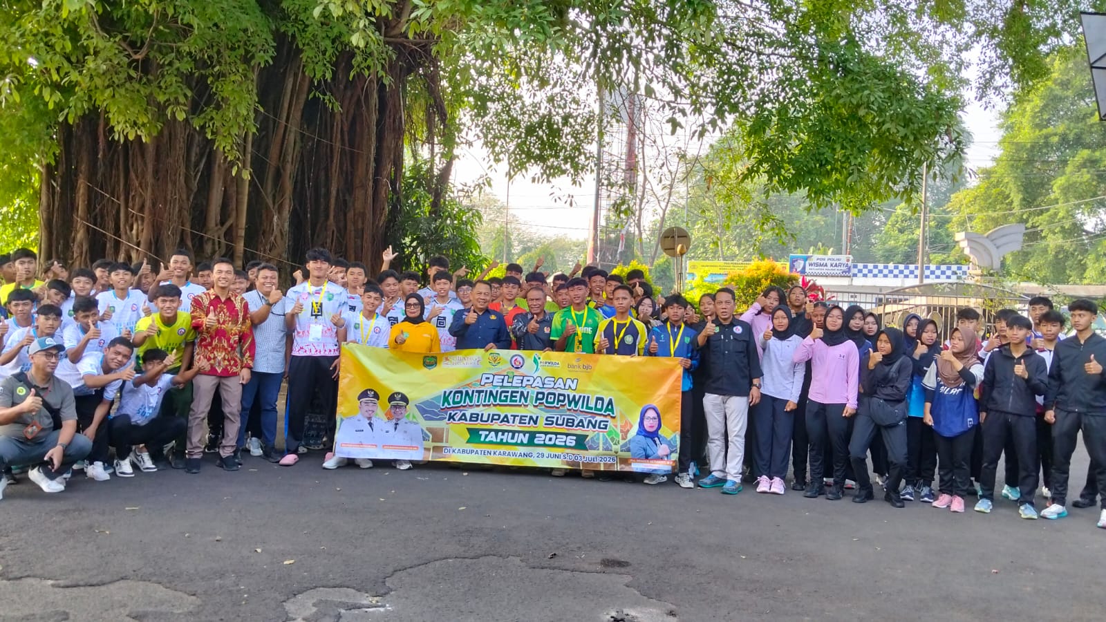 PELEPASAN KONTINGEN POPWILDA JABAR 2026 KAB.SUBANG