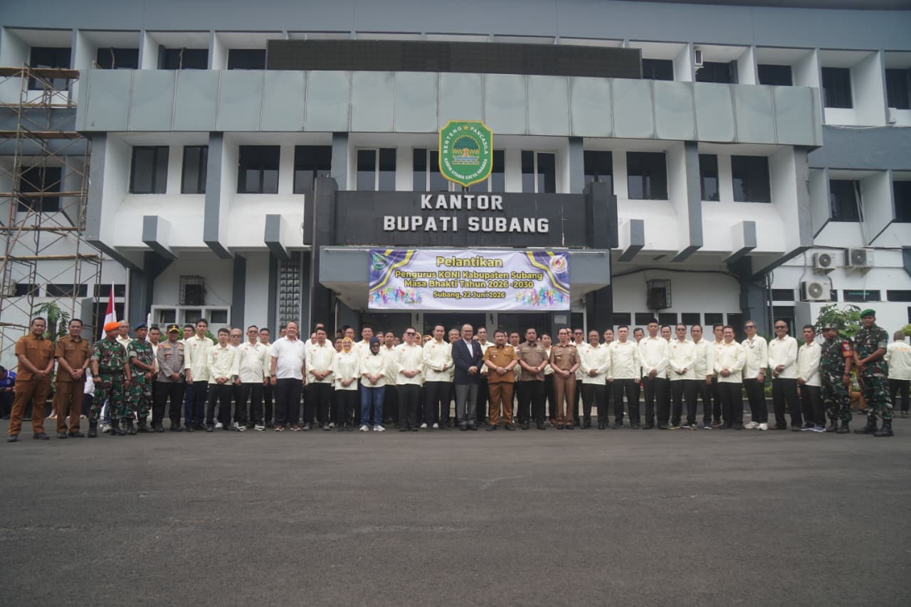 PELANTIKAN PENGURUS KONI KABUPATEN SUBANG MASA BAKTI 2026-2030